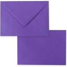 Bekar Ambalaj Zarf Mor Renkli Mini 7x9 cm 200 Adet