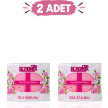 CADDE101 Rosemix - Gül Sabunu Kutulu 4 x 80 gr - 2 Adetlik Set