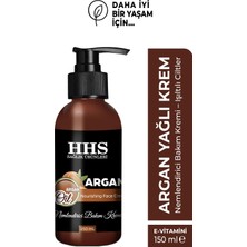 Argan Yağlı Nemlendirici Bakım Cilt Besleyici ve Yumuşatıcı 150 ml
