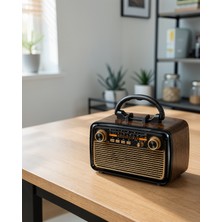 Alemdar Pazarlama Bluetooth'lu LED Işıklı Müzik Kutusu Xuczzznostaljikr-3