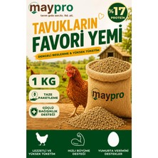 %17 Proteinli Granül Tavuk Yemi, Yumurta Verimini Destekleyen Dengeli Beslenme Yemi 1 kg