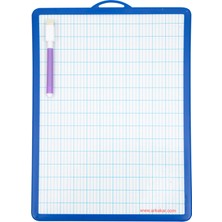 Ark Yazı Tahtası Çift Taraflı 20CMX27CM + Kalem 4 Adet