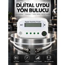 Dijital Uydu Yön Bulucu LCD Ekranlı Pusulalı Uydu Sinyal Seviye Ölçer