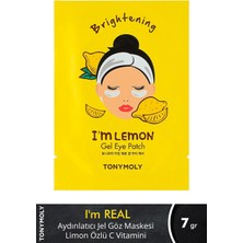 Göz Maskesi I'm Real Aydınlatıcı Limon Jel Cilt Bakımı ( 1 Adet )