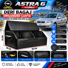 Furens Opel Astra G Uyumlu Oto Bagaj Organizeri Deri Bagaj Kutu Çanta