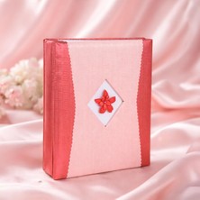 Tr 13X18 Fotoğraf Albümü 60'lık Pembe Çiçekli Albüm - 60 Fotoğraf Kapasiteli