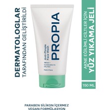 Karma Yağlı Akne Eğilimli Cilt Için Sivilce Karşıtı Arındırıcı Yüz Temizleme Jeli 150ML