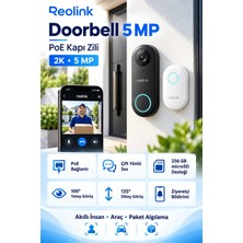 Reolink Doorbell 5mp Poe Kablolu Akıllı Video Kapı Zili