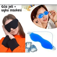 Uyku Maskesi Jel Göz Maskesi Göz Altı Torbası Şişlik Giderici 2'li Özel Set