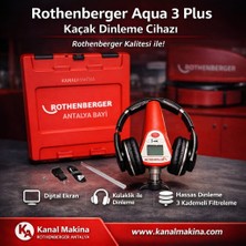 Kanal Makina Rothenberger Roleak Aqua 3 Plus Akustik Dinleme Tespit Cihazı