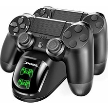 Dobe Ps4 Slim Pro Dual Charging Dock Şarj İstasyonu Göstergeli Kaliteli Şarj Cihazı