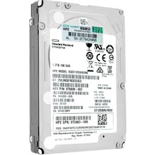 Hpe 1.2tb 10K 12G Sas 2.5 Inç Server Sunucu Harddisk EG001200JWJNQ HUC101812CSS204