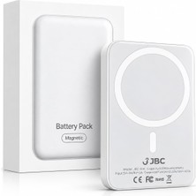 Mat Teknoloji Jbc 10000 Mah Magsafe Powerbank Manyetik Şarj Özellikli Tüm Cihazlara Uyumlu Taşınabilir Şarj Cihazı