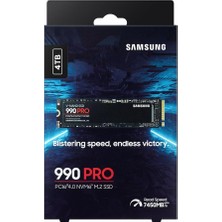 Samsung 4tb 990 Pro 7450-6900MB-S M.2 Nvme MZ-V9P4T0BW SSD Disk
