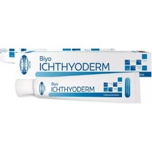 Biyoteknik Ichthyoderm Deri Bakım Merhemi 30 gr - Ihtiyol ve Çinko Oksitli Yaram ve Yara Merhemi