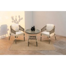 Divona Home Rope Bahçe Balkon Bistro Set