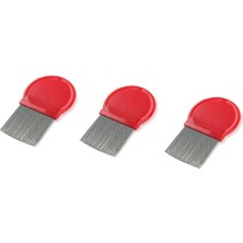 Lionesse Metal Kırmızı 58 Bit Tarağı 3 Adet Dayanıklı Kullanım İçin Özel Tasarım