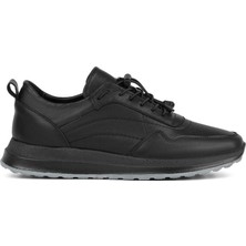 Tergan Siyah Hakiki Deri Erkek Sneaker - E26S1AY57930-A23