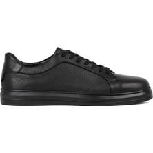 Tergan Siyah Hakiki Deri Erkek Sneaker - E26S1AY57924-A41