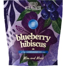 Mim And More Blueberry Hibiscus Tea - Yaban Mersini Aromalı Hibiskus Çayı 40 G