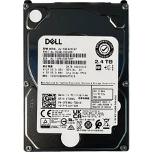 Dell Enterprise 2.4tb 10K 12G Sas 2.5 Inç Server Sunucu Harddisk AL15SEB24EQY HDEBL40DAB51 0F9NWJ