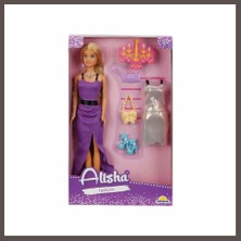 Bezos 3393 Nessiworld-Rst-Sıs Yedek Kıyafetli Bebek Set 29 cm ECO123