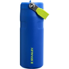 Stanley The Iceflow™ Bottle Flip Straw 0.47 Litre Cobalt Chartreuse