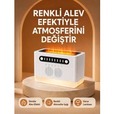 Royaleks Type-C Şarjlı Kablosuz Hoparlör Beyaz Gürültü ve Atmosfer Işığı