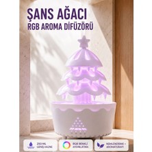 Royaleks Şans Ağacı 250 ml Ultrasonik Hava Nemlendirici Rgb Işıklı Aroma Difüzörü