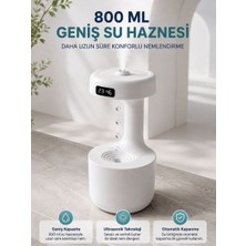 Royaleks Ters Akan Su Damlası Nemlendirici 800 ml Sessiz Ultrasonik Oda Nemlendirici