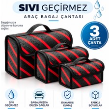 Moda Large 3 Adet Sıvı Geçirmez Araç Bagaj Düzenleyici Çanta Bagaj Çantası