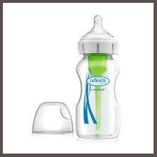 Bezos Geniş Ağız Cam Biberon 270 ml (Yeni) ECO123