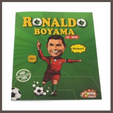 Bezos Ronaldo Çıkartmalı Maskeli Boyama Kitabı ECO123