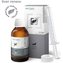 VETQ0M Köpek Liver Renew – Karaciğer Sağlığı – 120 Ml.