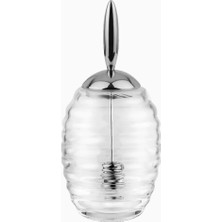 Alessi Toyo Ito Cam Bal Kavanozu ve Bal Çubuğu
