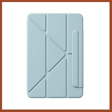 Bezos iPad 2025 10.9 10.nesil (A16) Edz Manyetik Standlı Tablet Kılıfı - Mavi Pro