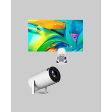 Marsilyan Full Hd 4K Destekli Akıllı Projeksiyon – 130 Inç Ekran, Uzun Ömürlü Ampul ve Çoklu Giriş