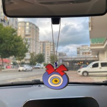 Marsilyan Nazar Boncuklu Silikon Dikiz Ayna Süsü
