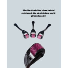 Marsilyan Dermaroller Titanyum 540 Iğneli 1 mm Cilt Yenileme ve Anti Aging Etkisi