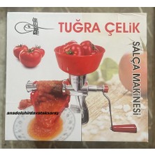 Tuğra Çelik 8no Salça Çekme Makinası Elle Çevirmeli Salça Çekme Makinası