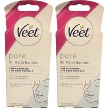 Tr Pure Hipoalerjenik Yüz Için Parfümsüz Sir Ağda Bandı (1 x 20 Adet) (2 Paketi)