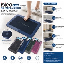 Marsilyan Dikdörtgen   38X58CM   Su Emici - Sihirli  Banyo Paspası  Elastik (4887)