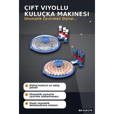 Marsilyan Kuluçka Makinesi Çift Viyollü 80-240 Yumurta Kapasiteli Tavuk Kaz Bıldırcın BX-316170