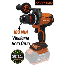 RIDEPRO KF-RP-5002 100 Nm Şarjlı Vidalama Solo Makine