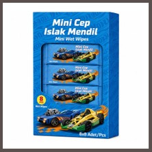 Bezos Islak Mini Cep Mendili 8'li ECO123