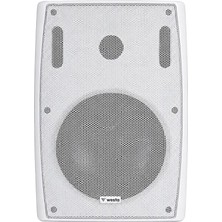 Westa WS-65TW Beyaz 16 cm 50W 100V Hat Trafolu Duvar Tipi Sütun Plastik Kabin Hoparlör Tekli