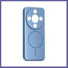 Nida Huawei Honor Magic 8 Lite Mika Pc Magsafe Kapak - Açık Mavi Nıda