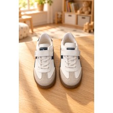 Tonny Black Unisex Beyaz Lacivert Rahat Kalıp Termo Taban Cırtlı Sneaker
