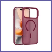 Nida Joko iPhone 18 Pro/17 Pro Pulse Magsafe Kapak - Bordo Nıda