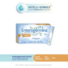 Enterogermina Family 10 Flakon -  4 Milyar Bacillus clausii Sporu İçeren Probiyotik